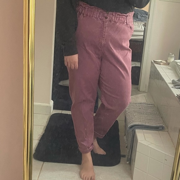 COPY - Mauve Paperback waistband purple Jean - Picture 2 of 3